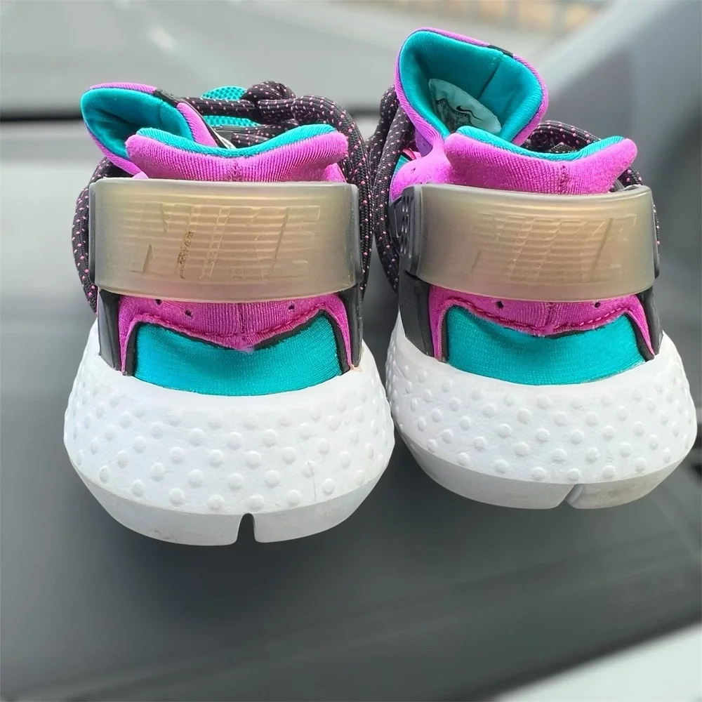 Nike‎ Air Huarache NM Radiant Emerald Size 8 Mens Purple Blue 705159-305 Green